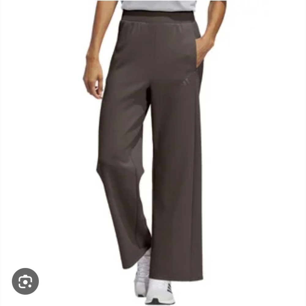 adidas Women's Wide-Leg Gray Pants